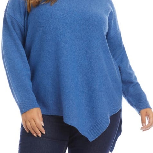Asymmetrical V hem Sweater - Picture 8 of 8